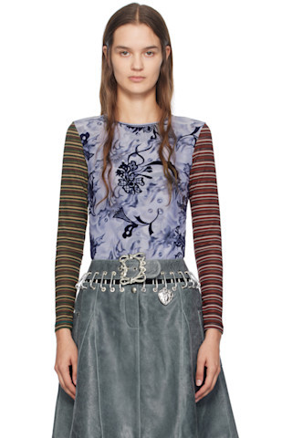 Chopova Lowena - Multicolor Gail Long Sleeve T-Shirt | SSENSE