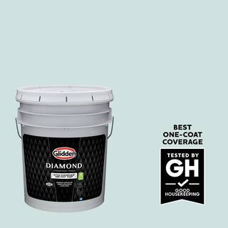 5 gal. PPG1147-2 Mountain Dew Semi-Gloss Interior Paint | The Home Depot