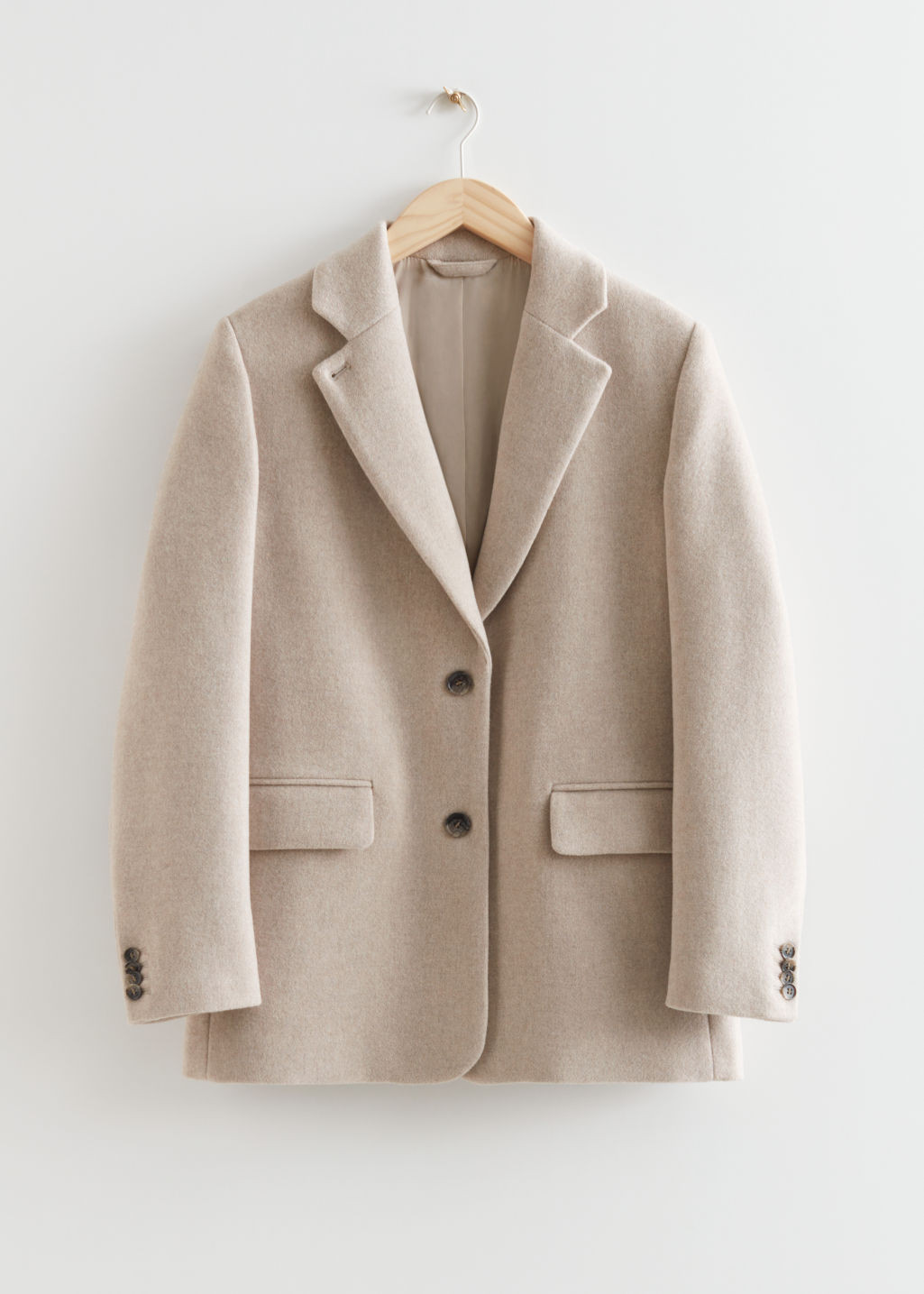 Oversized Blazer - Beige | & Other Stories US