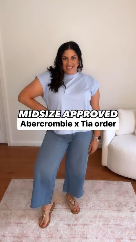 This Abercrombie x Tia collab is so stinking cute! Wearing an XL top (could have done a L) 31 in jeans (size 12 - size down 1!) and an XL tall in the dress. 

#LTKstyletip #LTKsalealert #LTKmidsize