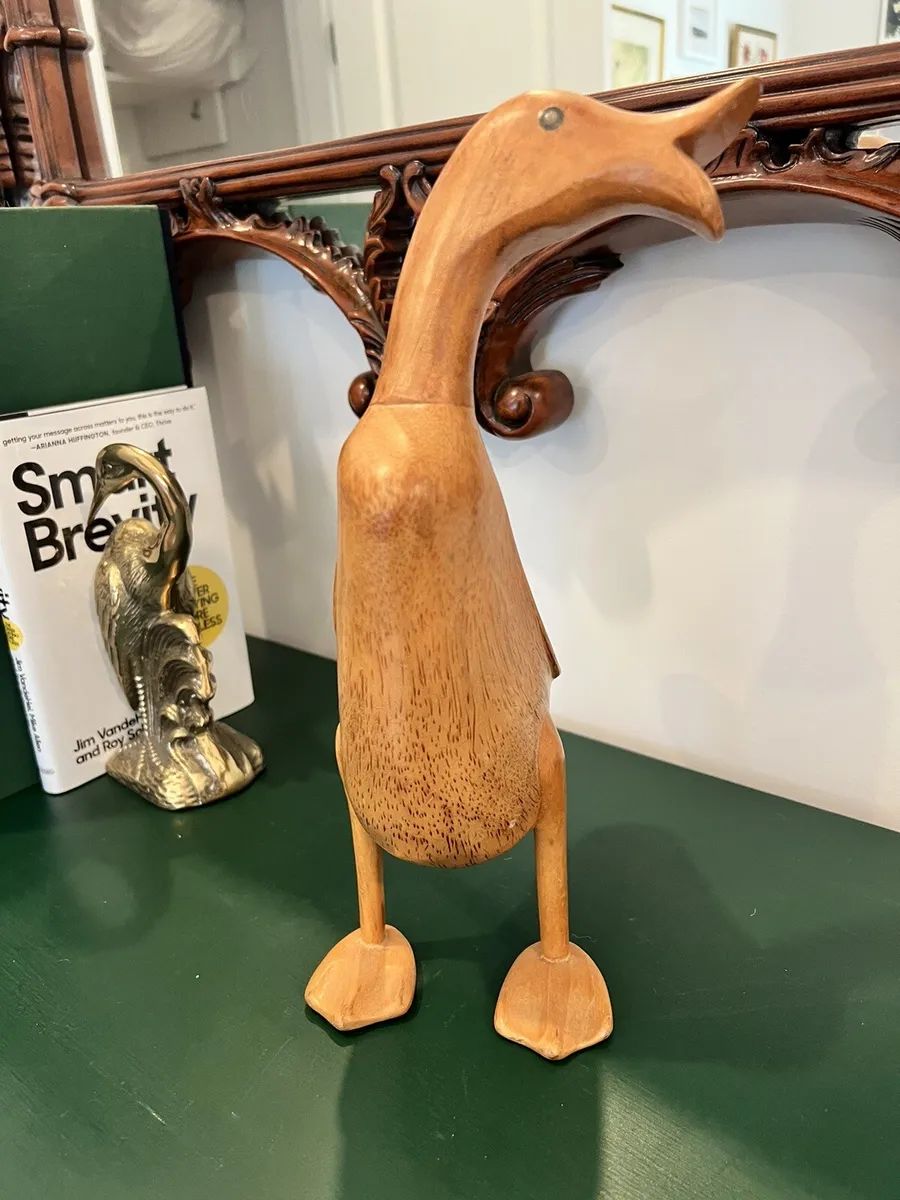 DCUK The Original Duck Company Wooden Hand Carved 12” figurine  | eBay | eBay US
