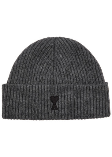 Logo-embroidered wool beanie | Harvey Nichols