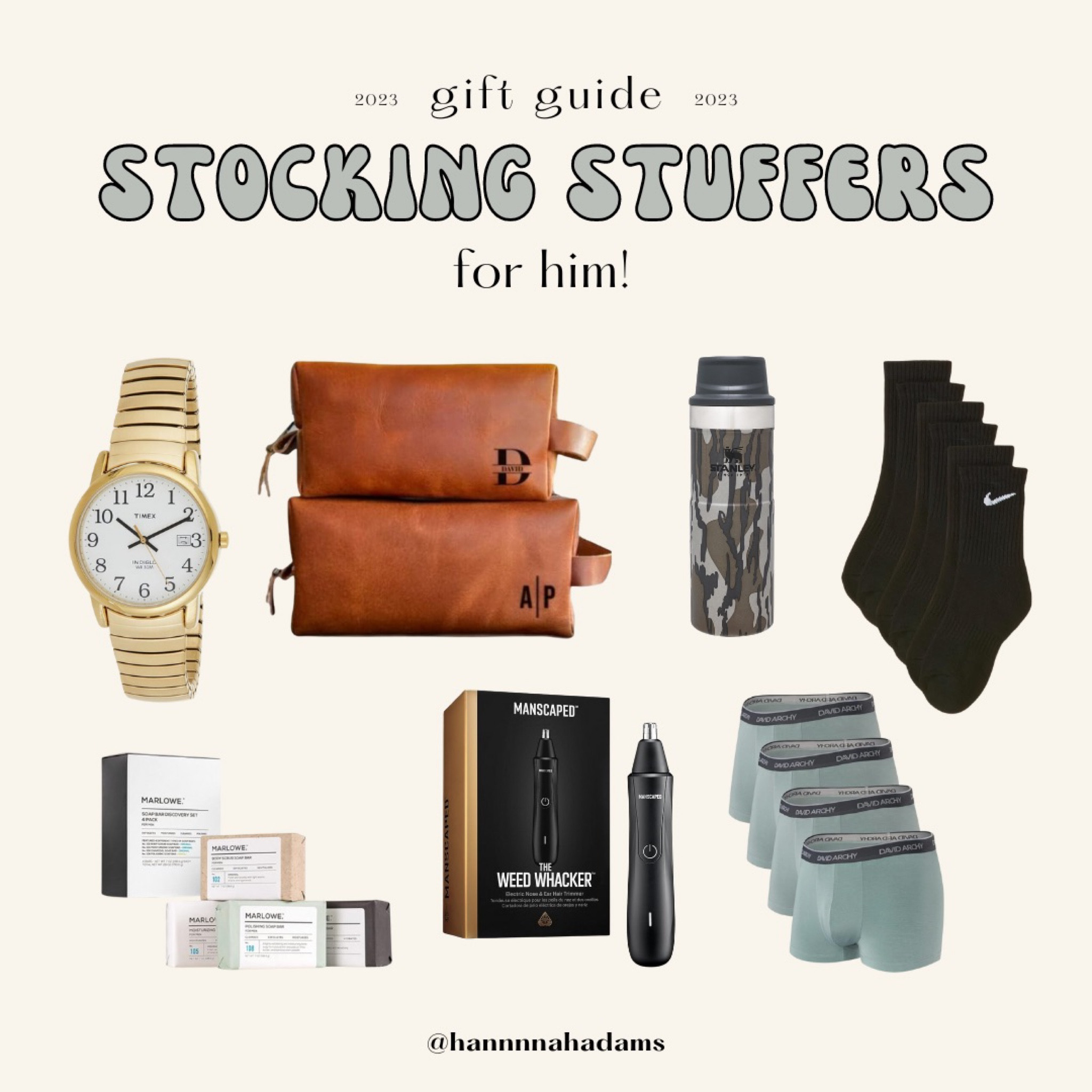 Stocking stuffers for him! Amazon gifts, under $100, holiday gifts, menswear, 

#LTKmens #LTKGiftGuide #LTKHoliday