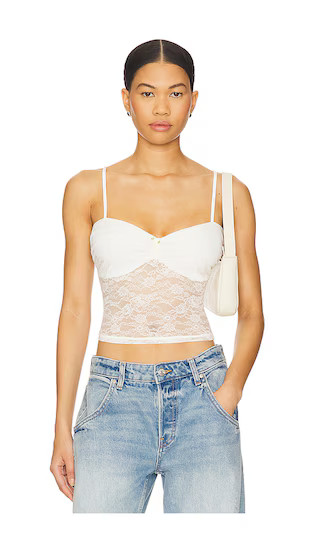 Cristina Tank Top in Vanilla | Revolve Clothing (Global)