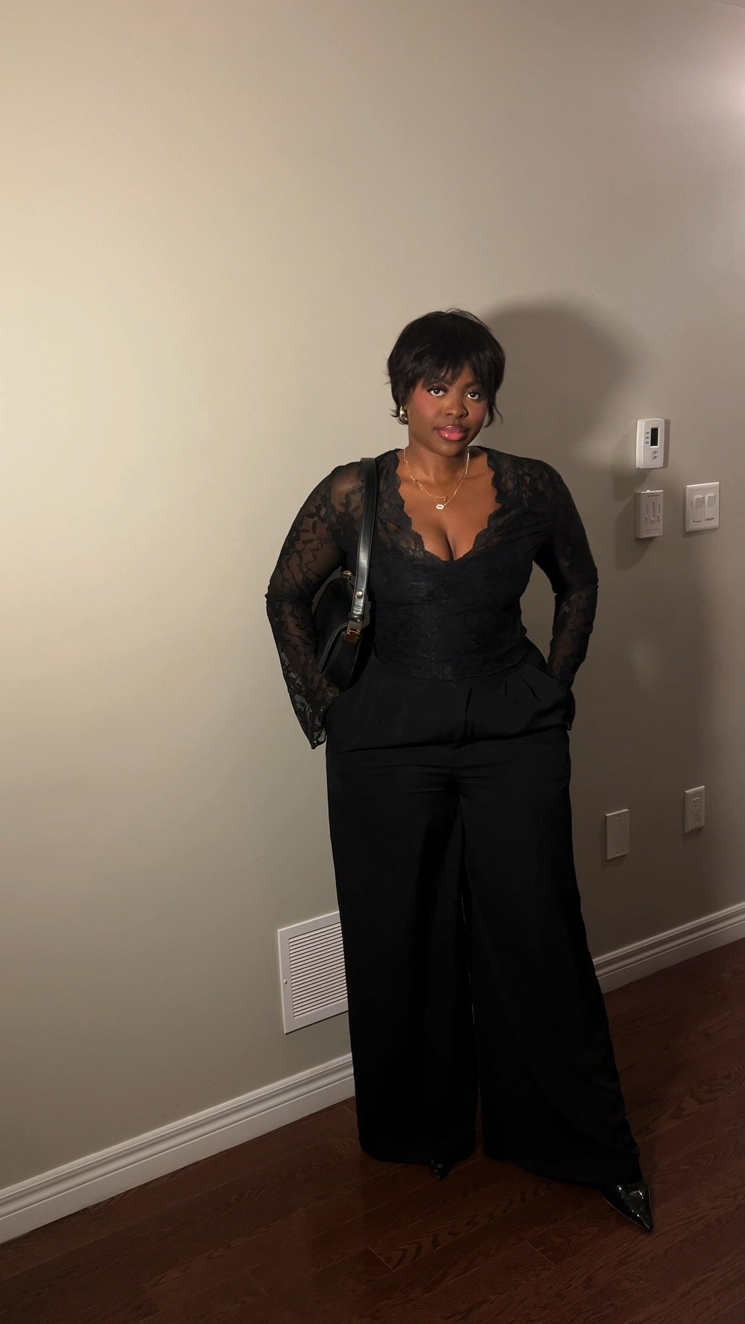Date night outfit idea

Top - SHEIN Medium
Pants - tagging alternatives 
Shoes size -8 

#LTKmidsize #LTKcanada