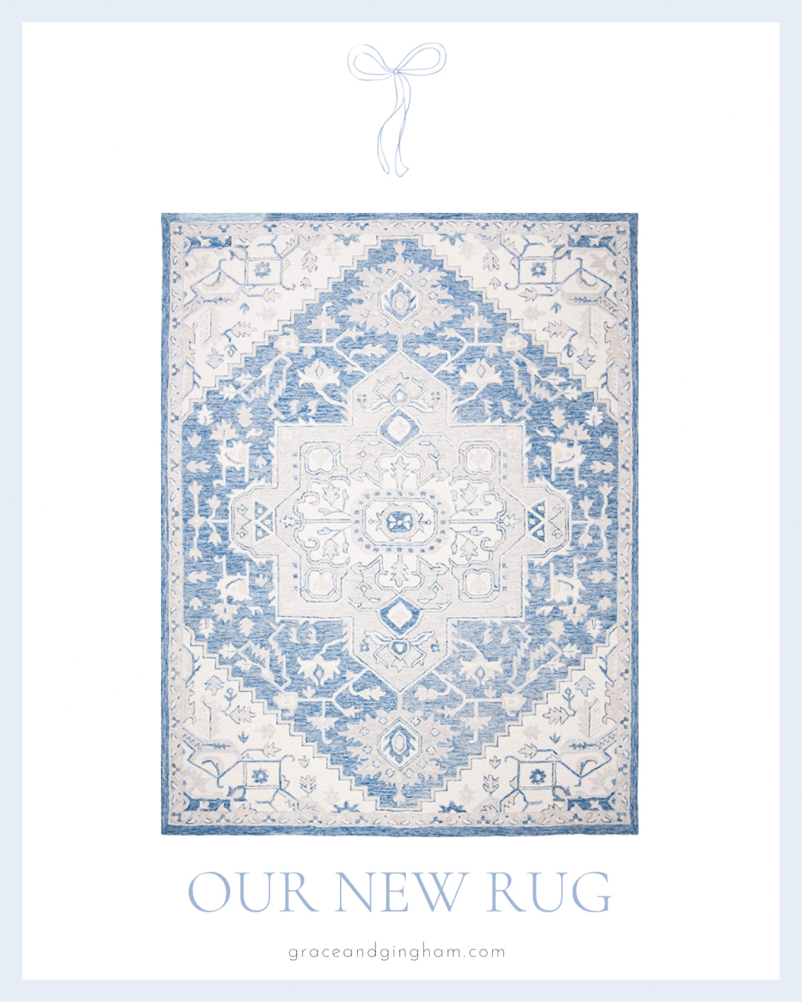 We just ordered new wool rugs from Safavieh on Amazon and we love them! We got an 8x10 for our living room and a runner for our entryway!

blue and white // wool rugs // grandmillenial style // classic style // traditional rugs

#LTKhome
