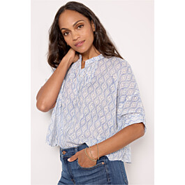 Mandarin Collar Top | Evereve