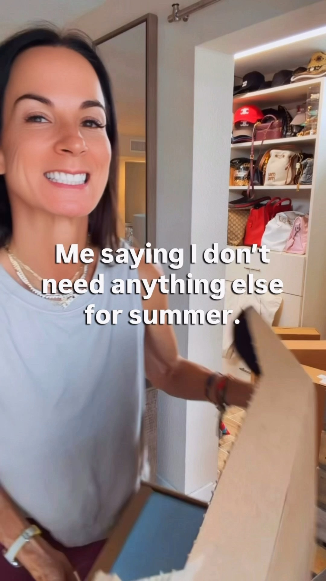 I swear this was the last thing I needed for summer… 😂👡

And yet, here we are.

Please tell me I’m not the only one. What’s your weakness: shoes, bags, makeup, or home decor? 👇

#NicoleColeeStyle #FashionHumor #DesignerStyle #SummerFashion #LuxuryLifestyle

#LTKdayinmylife #LTKgrwm #LTKootd