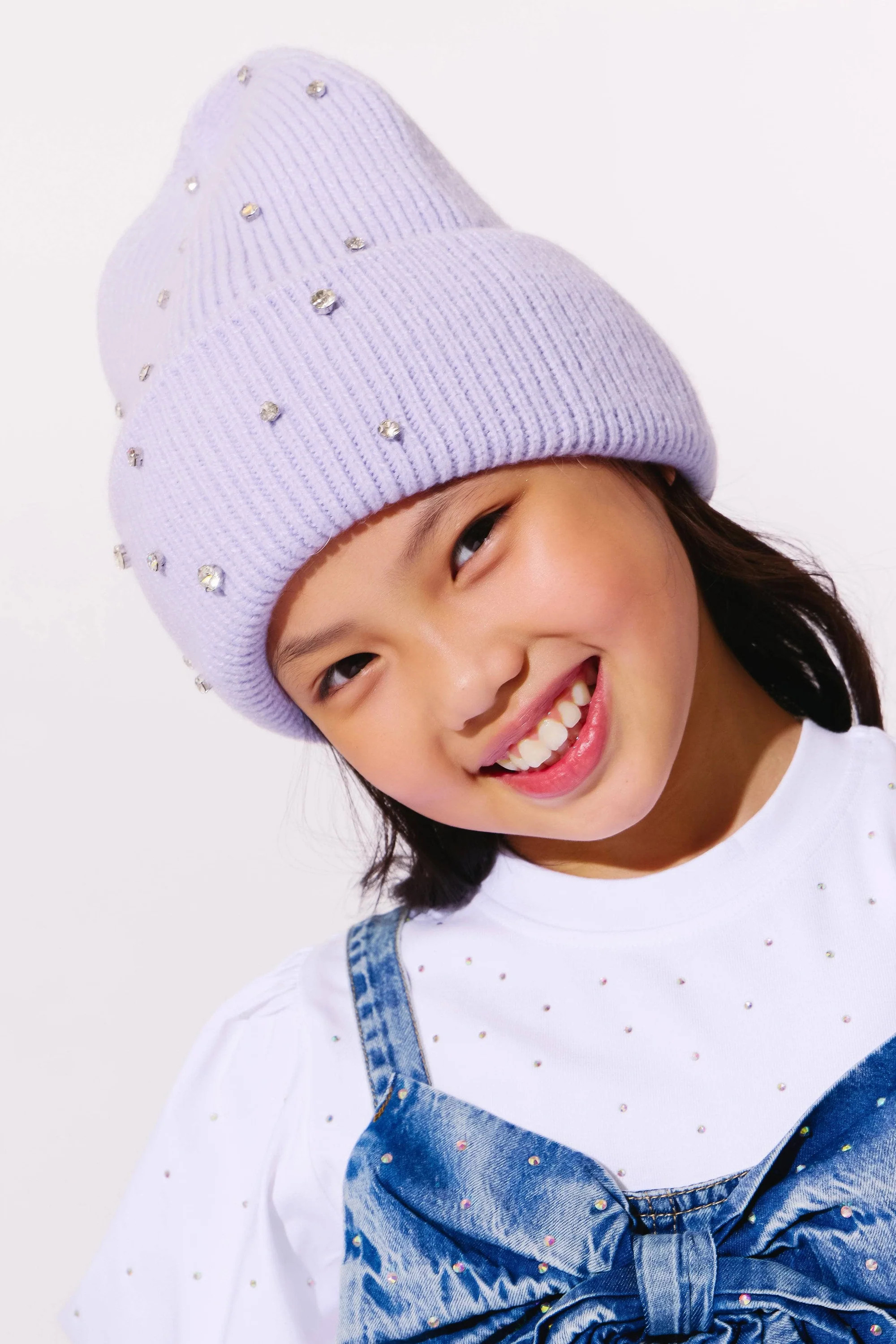 Lavender Gem Beanie | Lola + The Boys