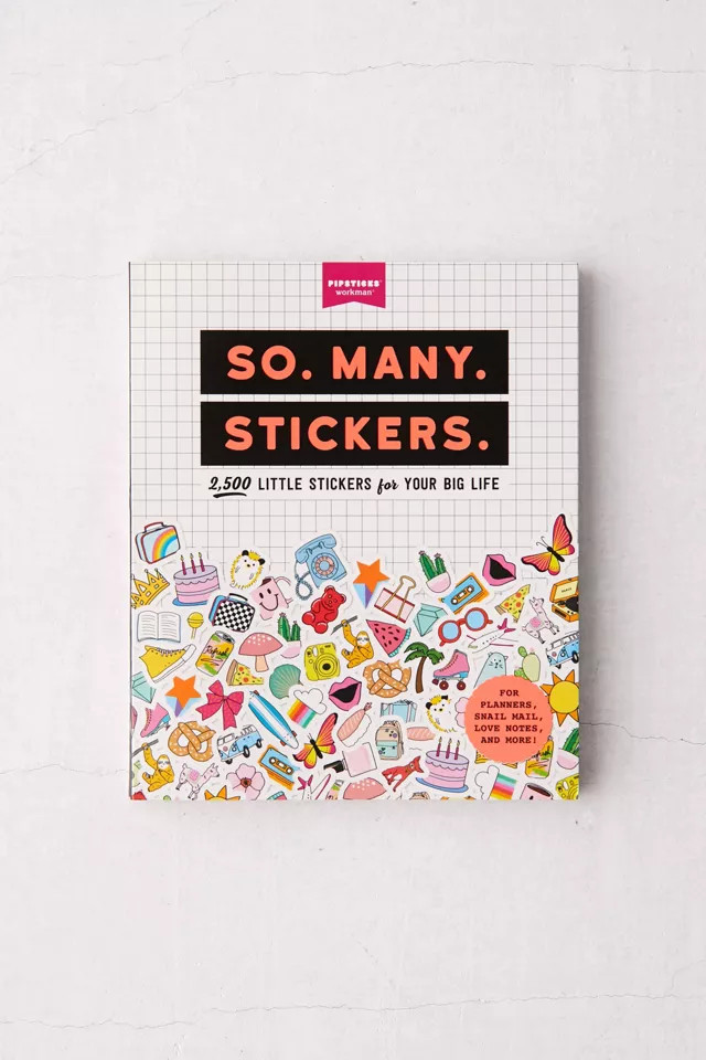 So. Many. Stickers.: 2,500 Little Stickers for Your Big Life By Pipsticks®+Workman® | Urban Outfitters (US and RoW)