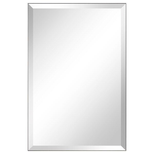 Frameless Beveled Prism Wall Mirror-Square/Rectangluar - Clear | Bed Bath & Beyond