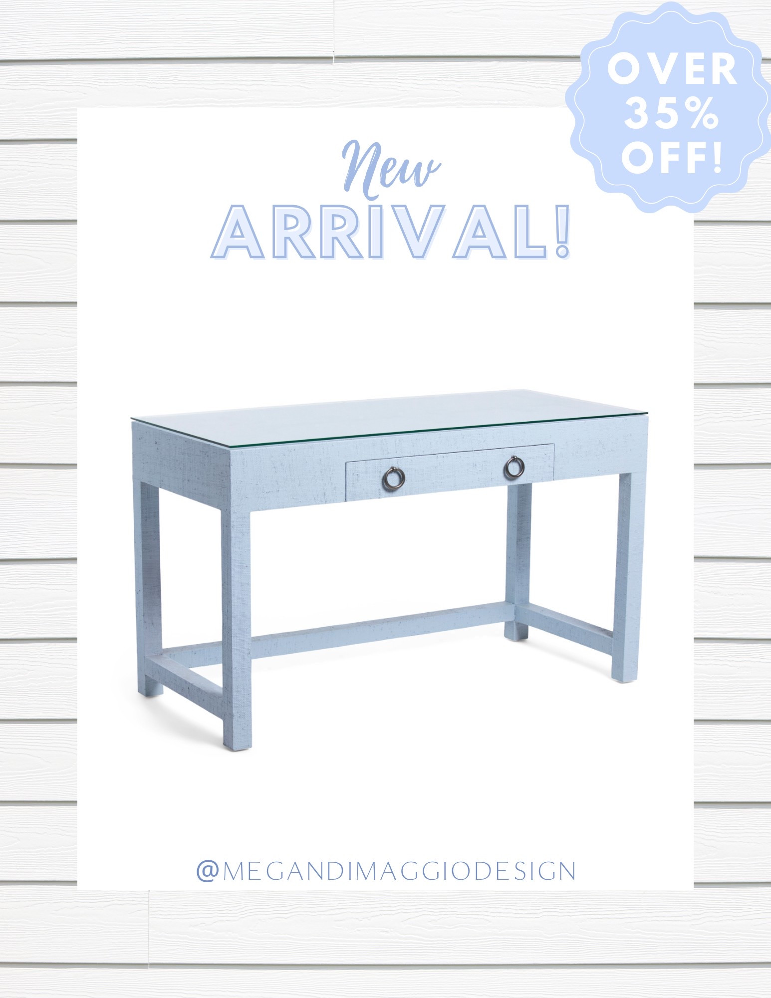 Wow!! This blue grasscloth desk was just added and already selling fast!! Snag it for over 35% OFF retail!! 🙌🏻

#LTKSaleAlert #LTKHome