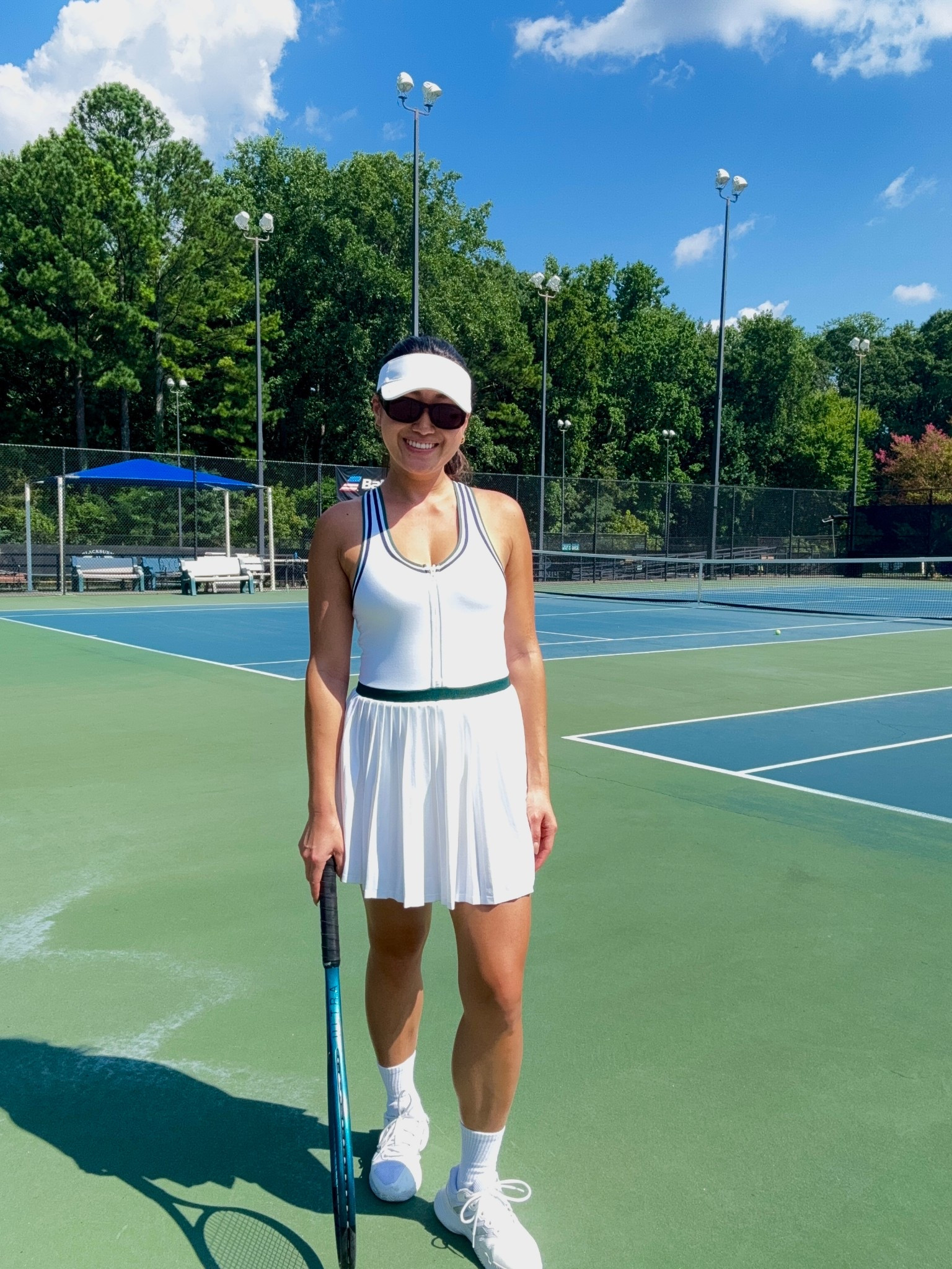 Tennis Summer Whites 🤍🎾 wearing a size Small 

#LTKActive #LTKSeasonal