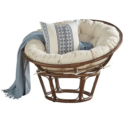 40" Papasan Chair Panama Jack Sunroom Upholstery Color: Rave Kiwi | Wayfair North America