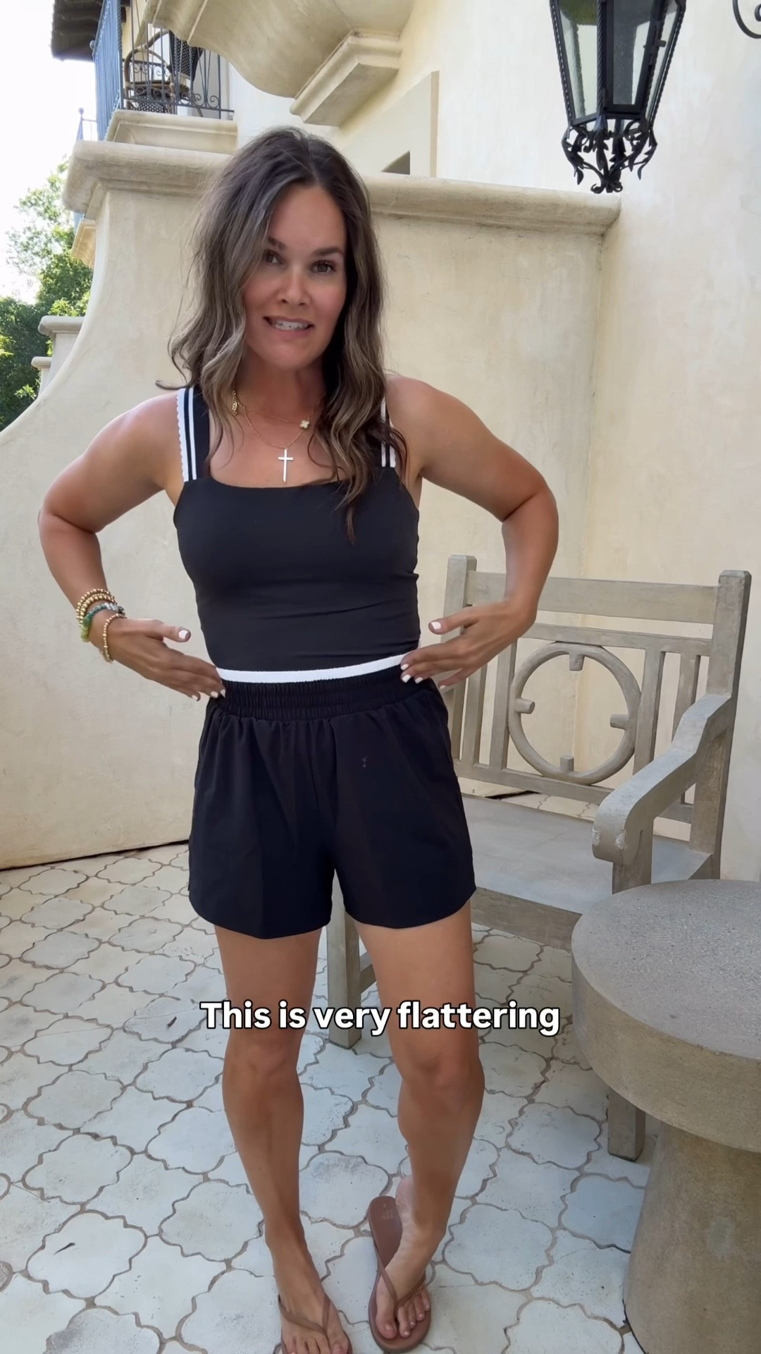Such a cute sporty look for summer! Comfortable and flattering too

#LTKootd #LTKActive #LTKmomlife