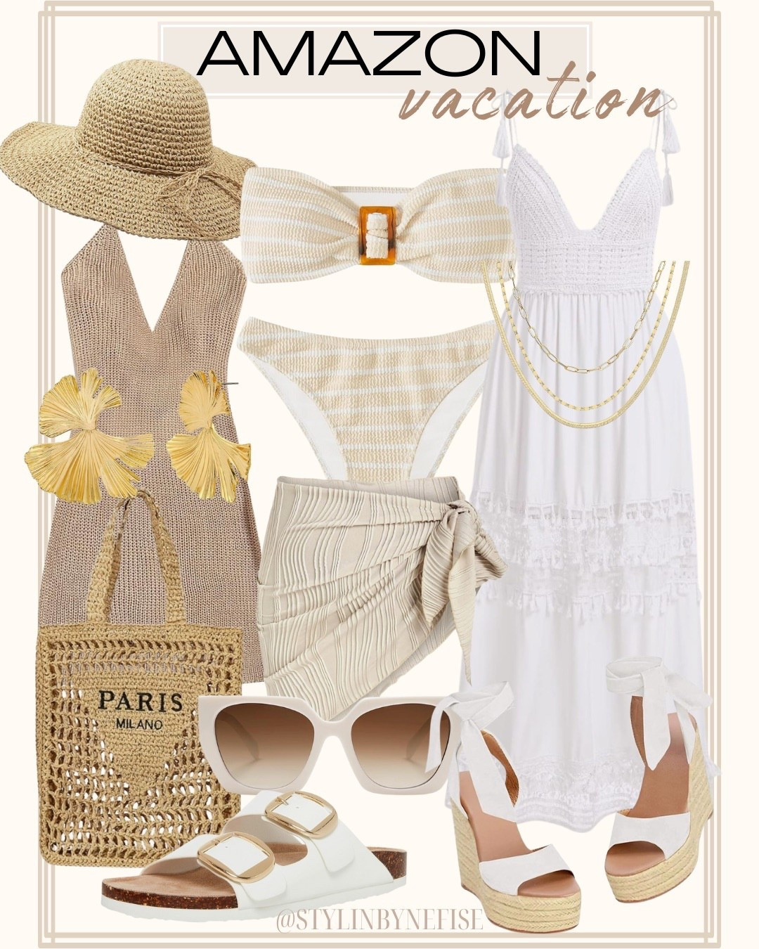 Amazon Vacation Outfits ✨

Vacation outfits, vacation, bikini, sunglasses, coverup, beach bag, amazon vacation, sandals, amazon sandals, beige bikini, neutral bikini, maxi dress, amazon dress, vacation dress, amazon finds, amazon fashion, amazon sunglasses, swim, travel outfits, resort wear, resort outfits, swim, vacation outfit, amazon sunglasses, clutch purse, one piece swimsuit, swimsuit coverup, summer sandals, sandals 2026, amazon sandals, amazon fashion finds, amazon summer finds, amazon summer fashion, amazon sunglasses, beach vacation


#LTKSwim #LTKTravel #LTKSeasonal