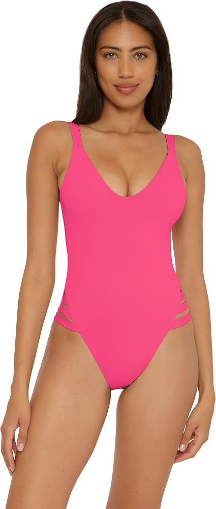 Becca by Rebecca Virtue Women's Standard Color Prism High Leg One Piece | Amazon (US)