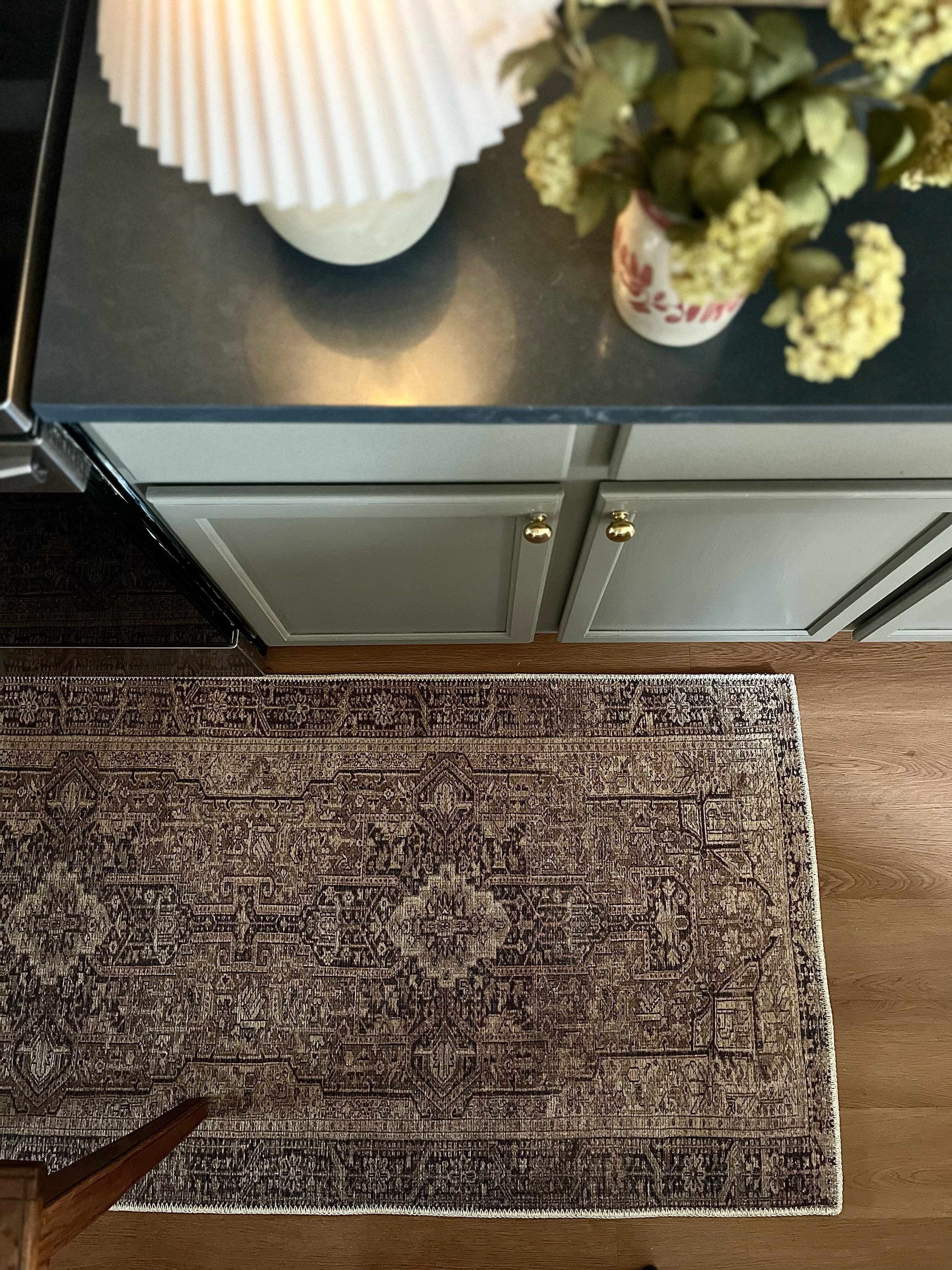 Hauteloom Buliran Living Room, Bedroom Machine Washable Area Rug - Traditional - Brown, Green - 2... | Walmart (US)