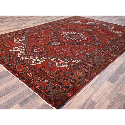 Wattenberg One-of-a-Kind 7'9" X 11' 1960s Wool Area Rug Red | Wayfair North America
