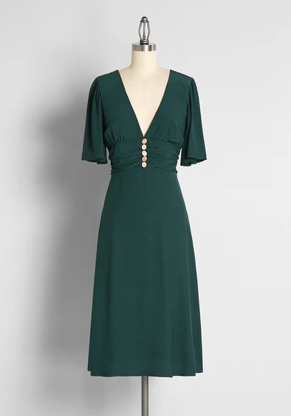 All A-Flutter A-Line Dress | ModCloth