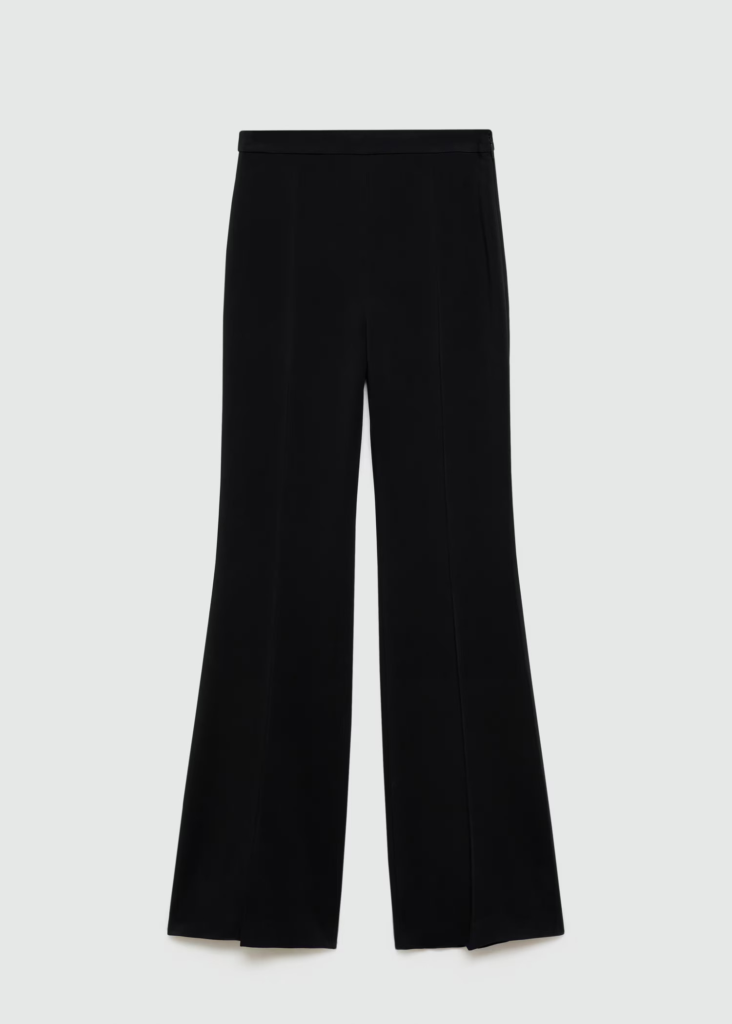 High-waist flared trousers - Woman | MANGO United Kingdom | MANGO (UK)