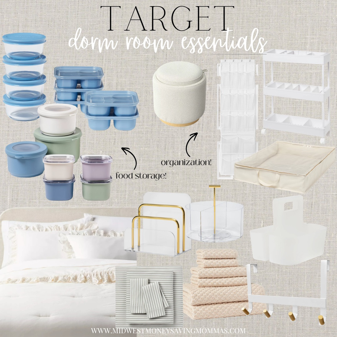 Dorm room essentials from @Target 

Target finds  college dorm essentials  bedding sheets pillows storage food storage organization towels

#LTKSeasonal #LTKHome #LTKU