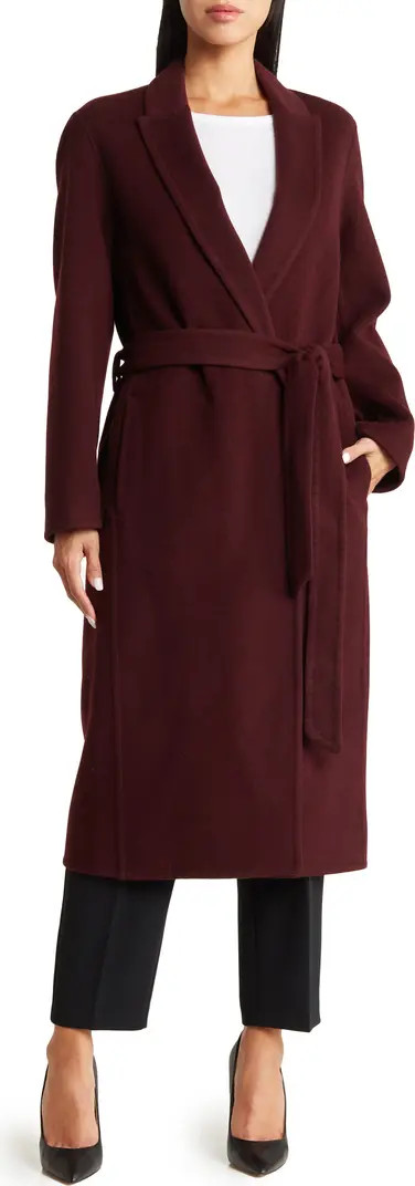 Vince Belted Wool & Cashmere Longline Coat | Nordstromrack | Nordstrom Rack