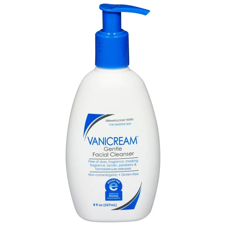 Vanicream Gentle Facial Cleanser for Sensitive Skin, 8 fl oz | Walmart (US)