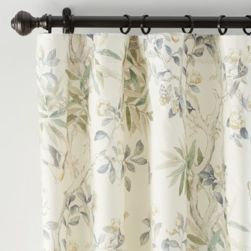 Momoko Floral Drapery Panel | Ballard Designs, Inc.