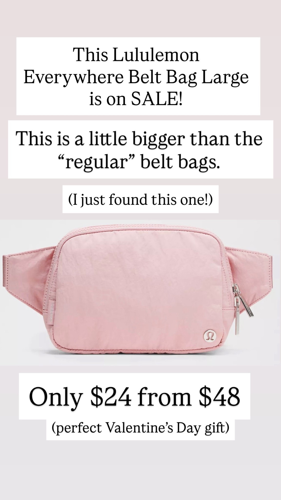 These large Lululemon belt bags are $24 from $48!

#LTKSaleAlert #LTKFindsUnder50