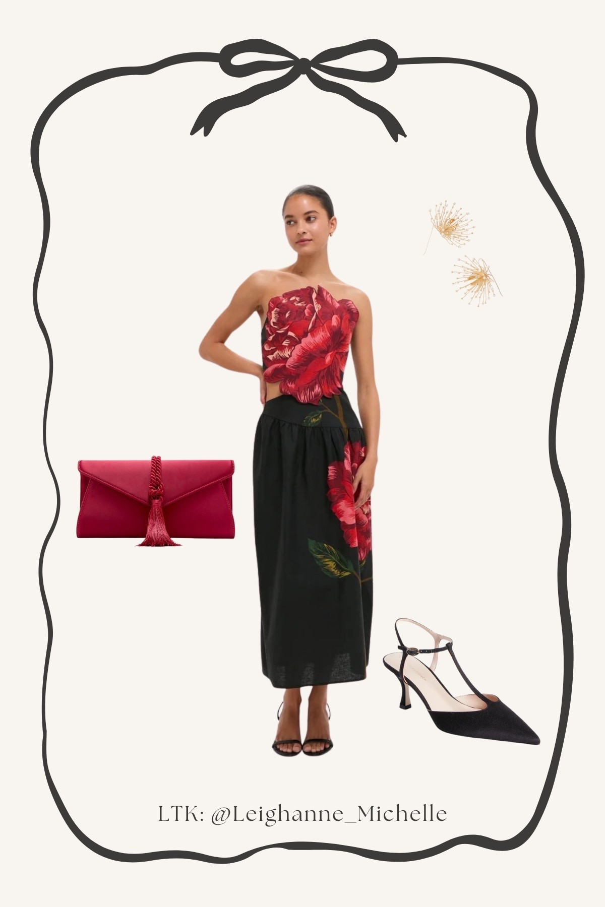 This gorgeous collection is ready for Gala season and a beautiful Valentine’s dinner 🌹

Formal dress
Black tie occasion 
Evening gown
Red purse
Black pointed toe heels
Gold earrings 


#LTKWedding #LTKValentine #LTKOver40