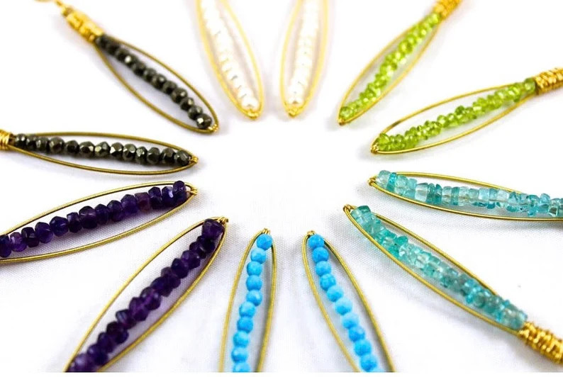 Skinnie Earrings Made with Recycled Guitar Strings Choose | Etsy | Etsy (US)