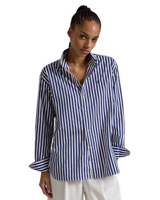 Ralph Lauren Striped Shirt  | Bloomingdale's Ralph Lauren Women Polo Ralph Lauren | Bloomingdale's (US)
