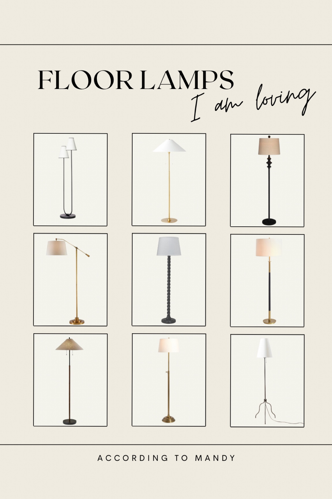 Floor Lamps I am loving

Home decor finds 

#LTKhome #LTKFind #LTKunder100