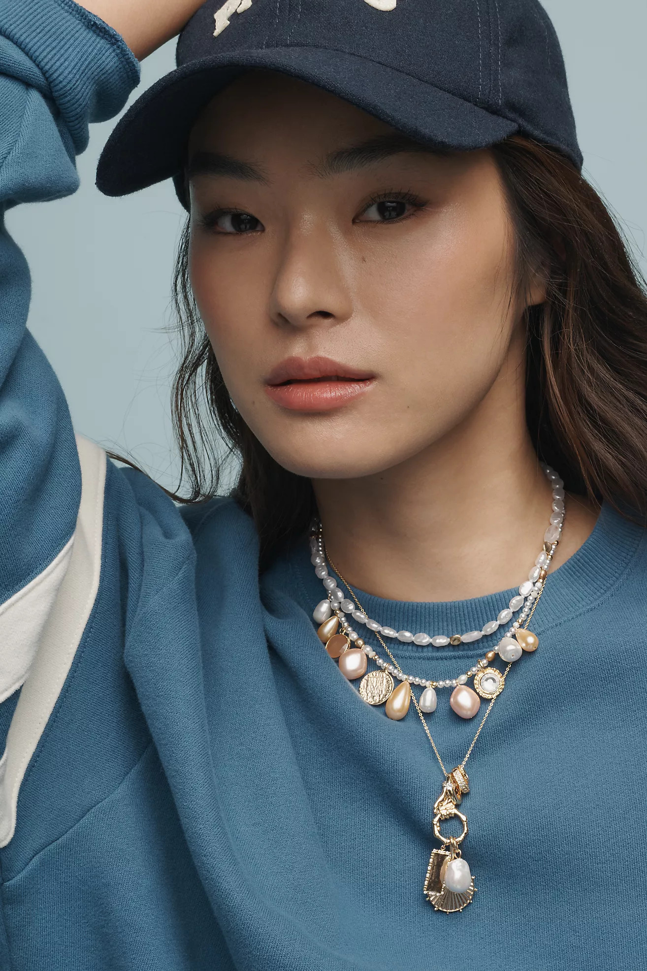 Shades of Sea Layered Necklaces: Charm Edition | Anthropologie (US)