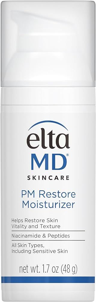 EltaMD PM Therapy Facial Moisturizer Lotion, Night Moisturizer for Face, Restores Skin Elasticity... | Amazon (US)