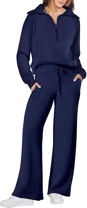 ANRABESS Women 2 Piece Set Sweatsuits Lounge Fall Outfits | Amazon (US)