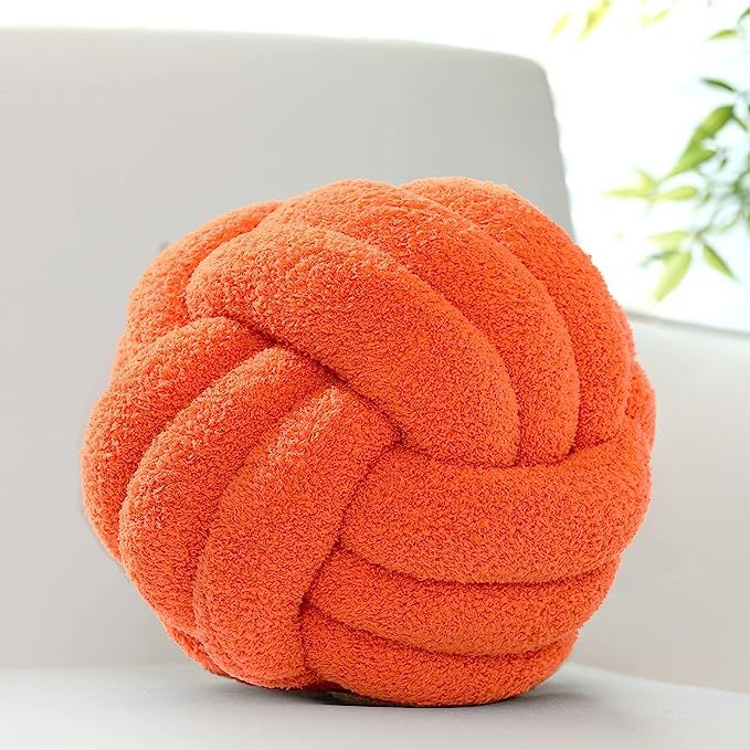 ZAKUN Know Pillow Balls, Round Ball Pillows Decorative Throw Pillows, Soft Plush Knotted Pillows ... | Amazon (US)