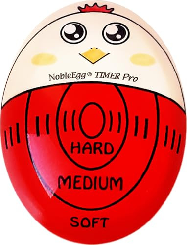 NobleEgg Egg Timer Pro for Boiling Eggs | Soft Hard Boiled Egg Timer That Changes Color When Done | No BPA, Certified | Amazon (US)