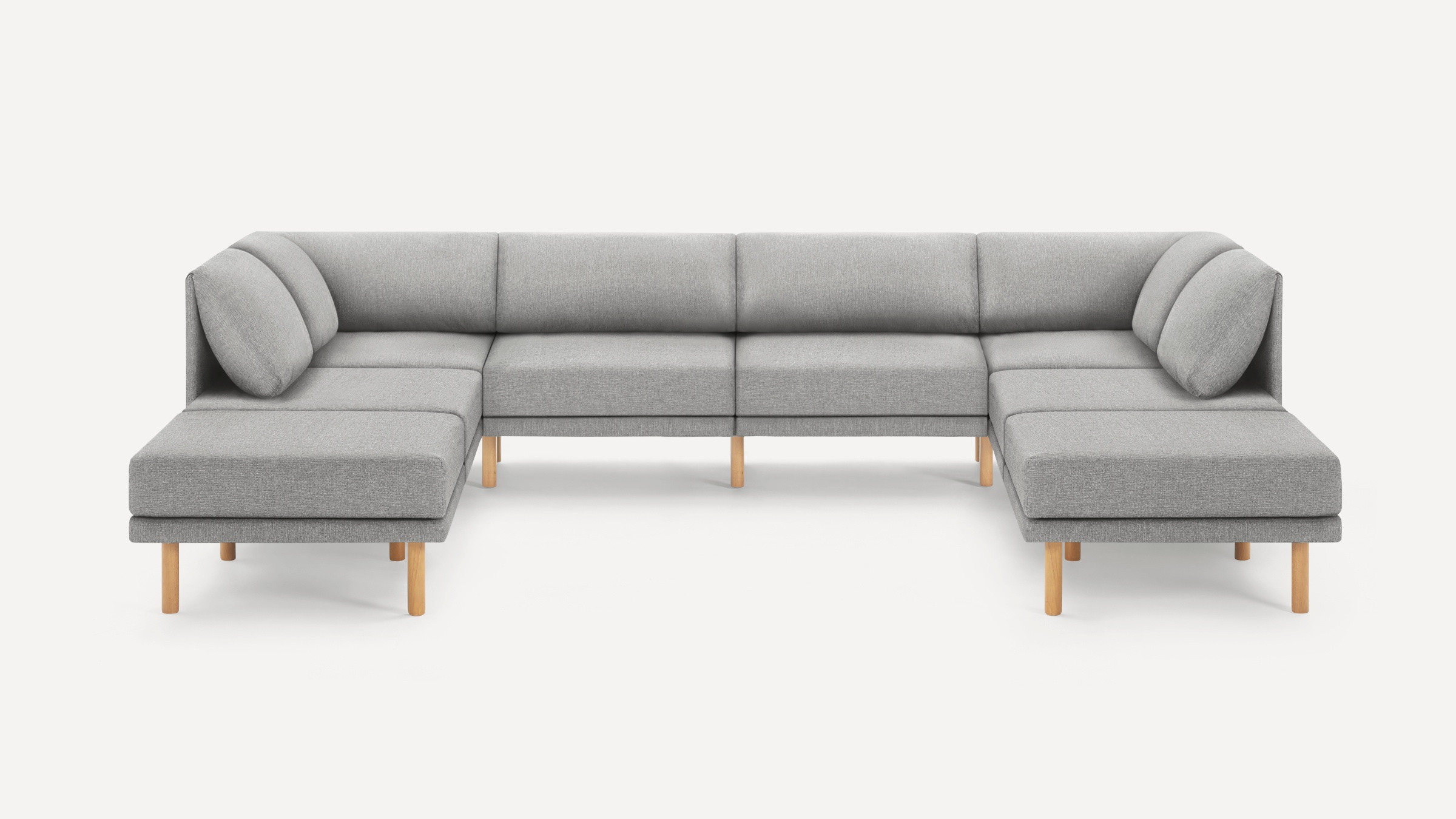 Range 8-Piece Open U Sectional Double Lounger | Burrow