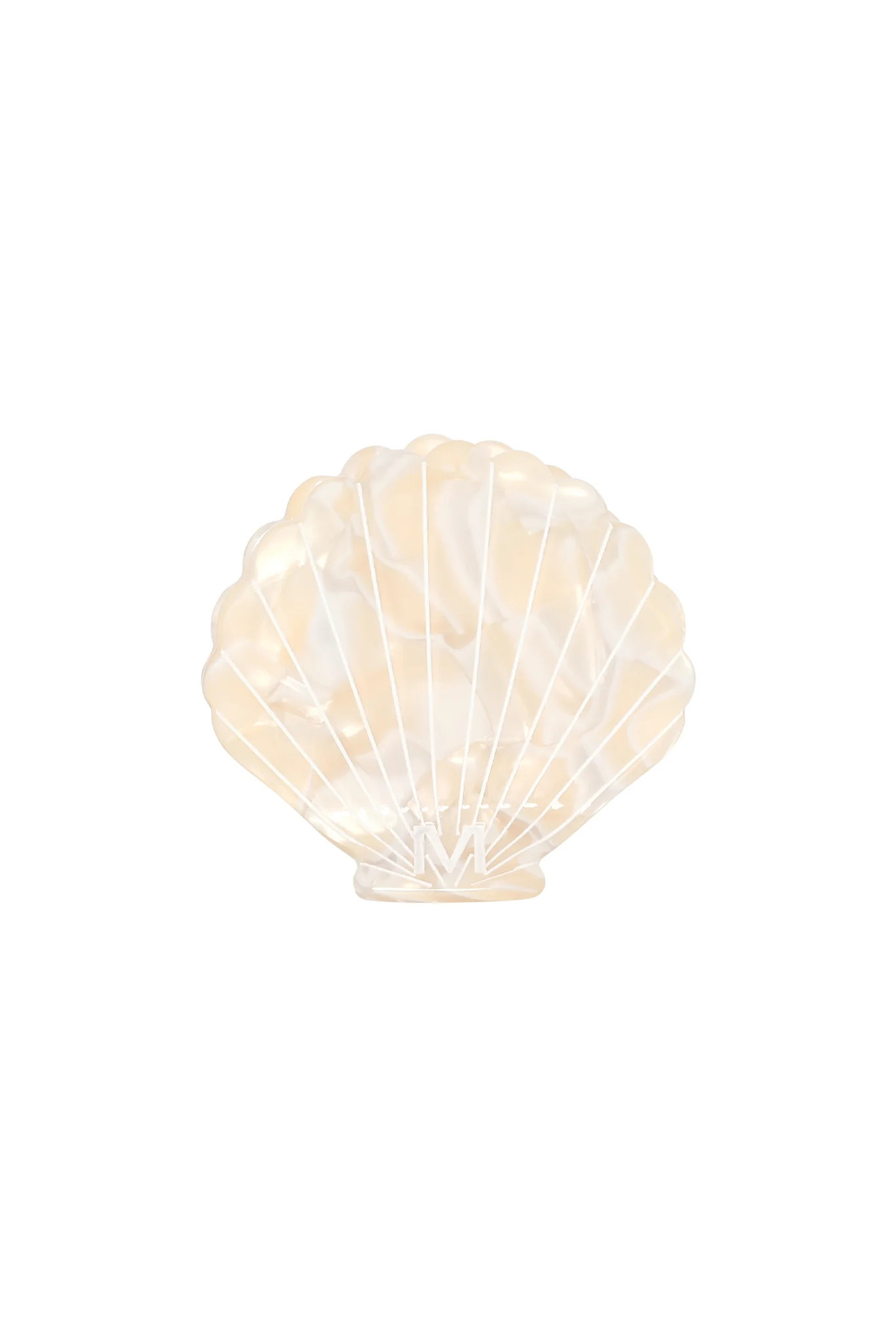 Sanibel Shell Hair Clip - Ivory Swirl | Monday Swimwear