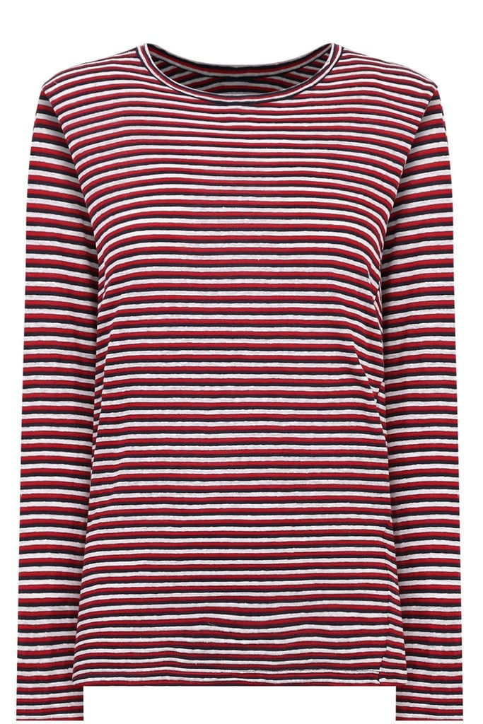 ETOILE KAARON STRIPE T-SHIRT L/S BLACK/RED | ParlourX (Global)