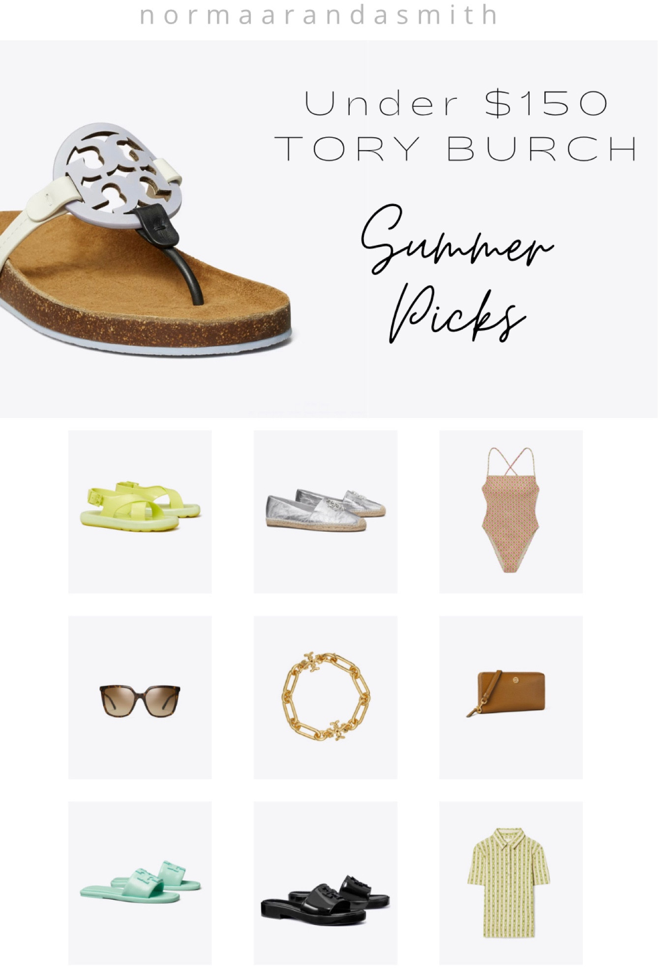 Summer picks from Tory Burch! All under $150!! 

#LTKSeasonal #LTKsalealert