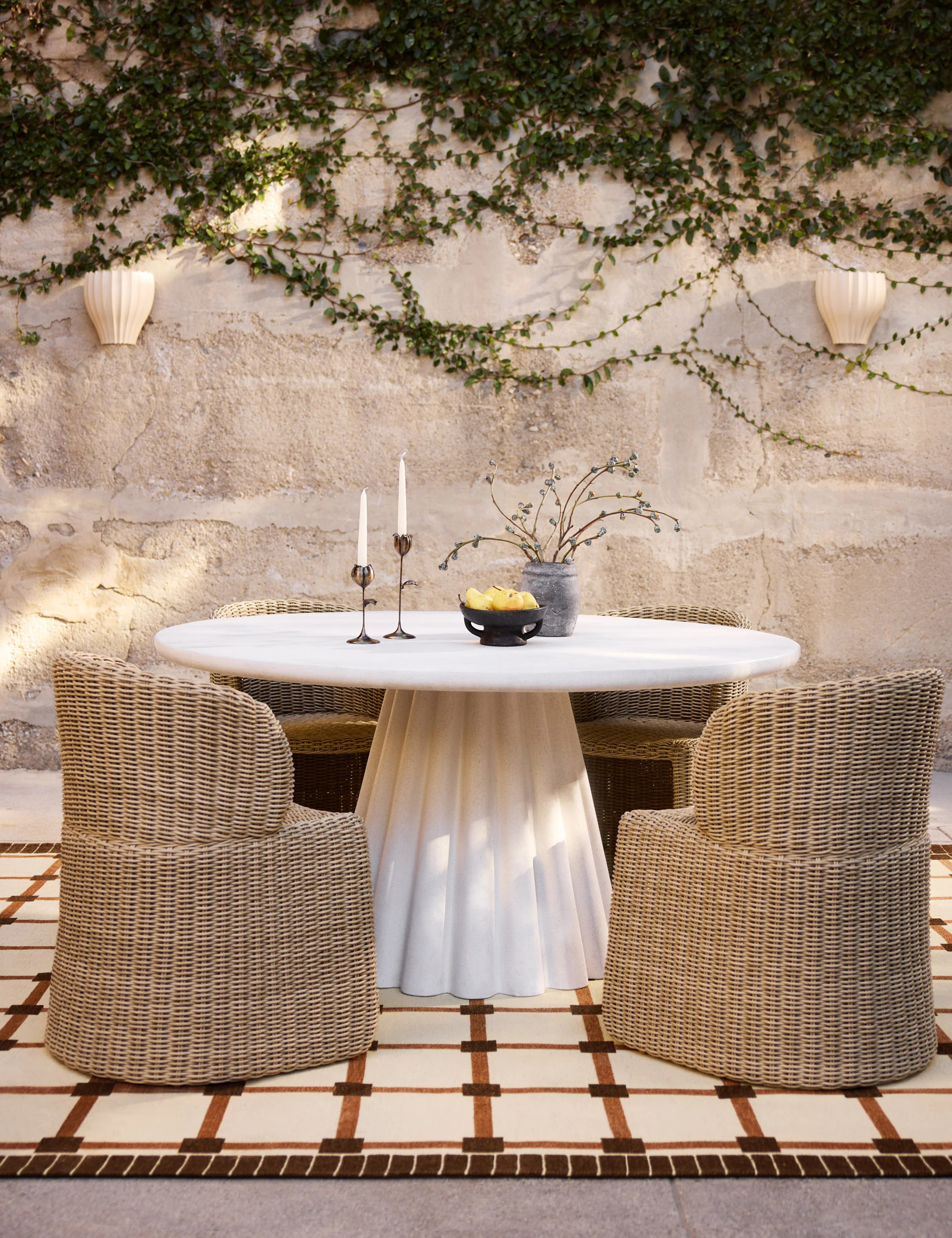 Lazenby Indoor / Outdoor Round Dining Table | Lulu and Georgia 