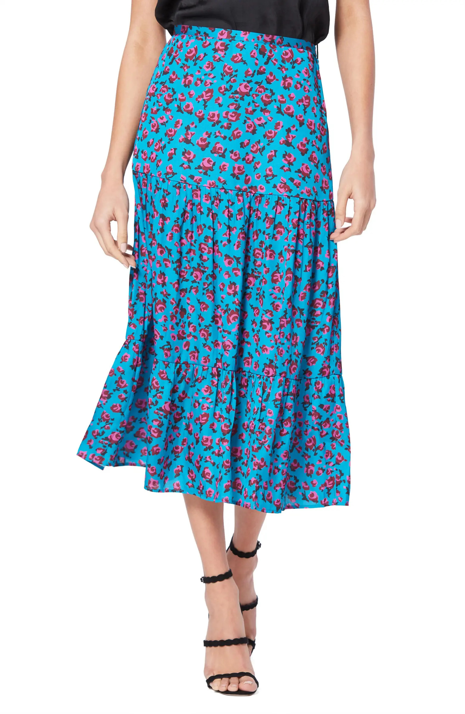 Bestia Floral Midi Skirt | Nordstrom