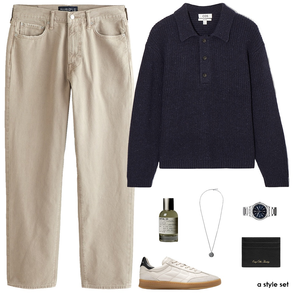 khaki is in for fall! style khaki jeans for a simple, elevated men’s outfit 🍂 swipe for the inspiration + details

#mensfashion #fallfashion 

#LTKStyleTip #LTKFallSale #LTKMens