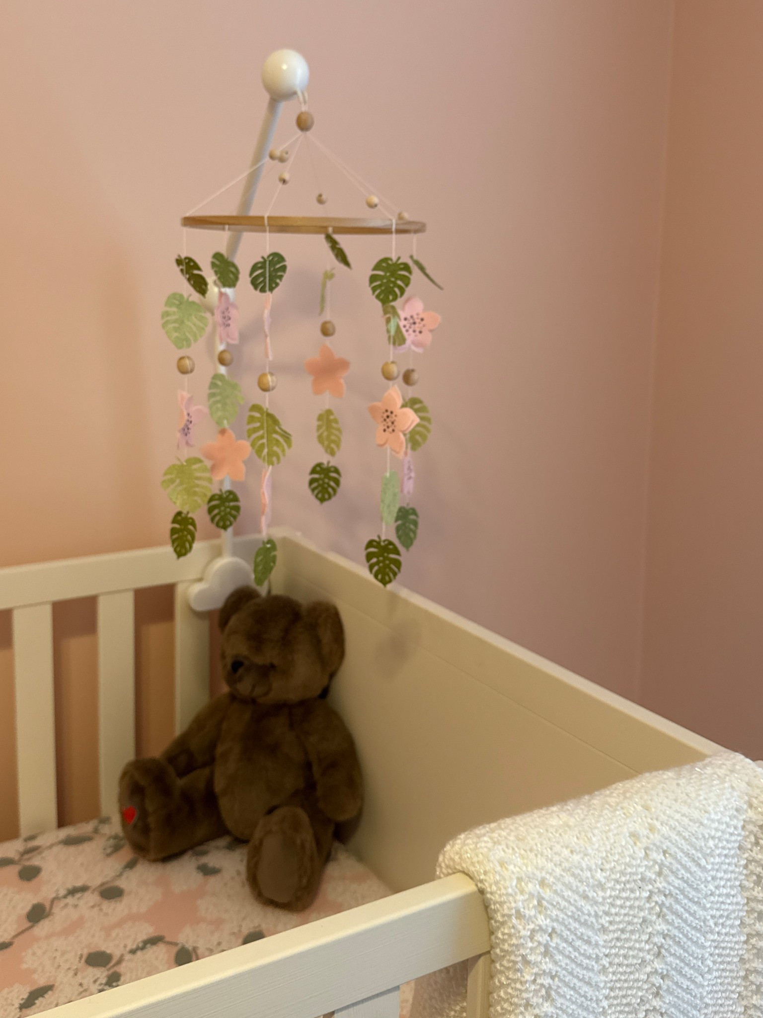 Baby girl nursery progress! Pink and sage green nursery aesthetic 

#LTKmomlife #LTKHome #LTKBaby