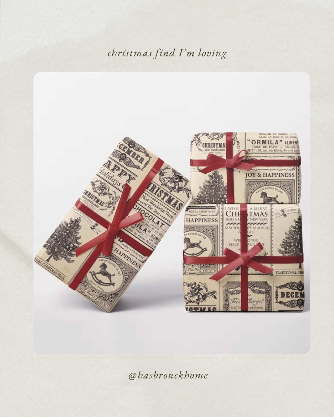 Love this gift wrapping paper 

#LTKHoliday #LTKGiftGuide #LTKCyberWeek