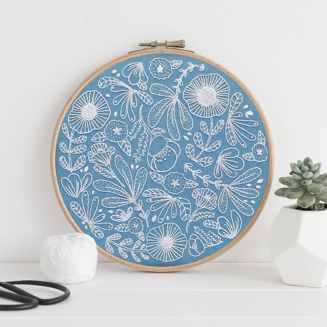 POPPY PATCH Embroidery Kit - Etsy | Etsy (US)