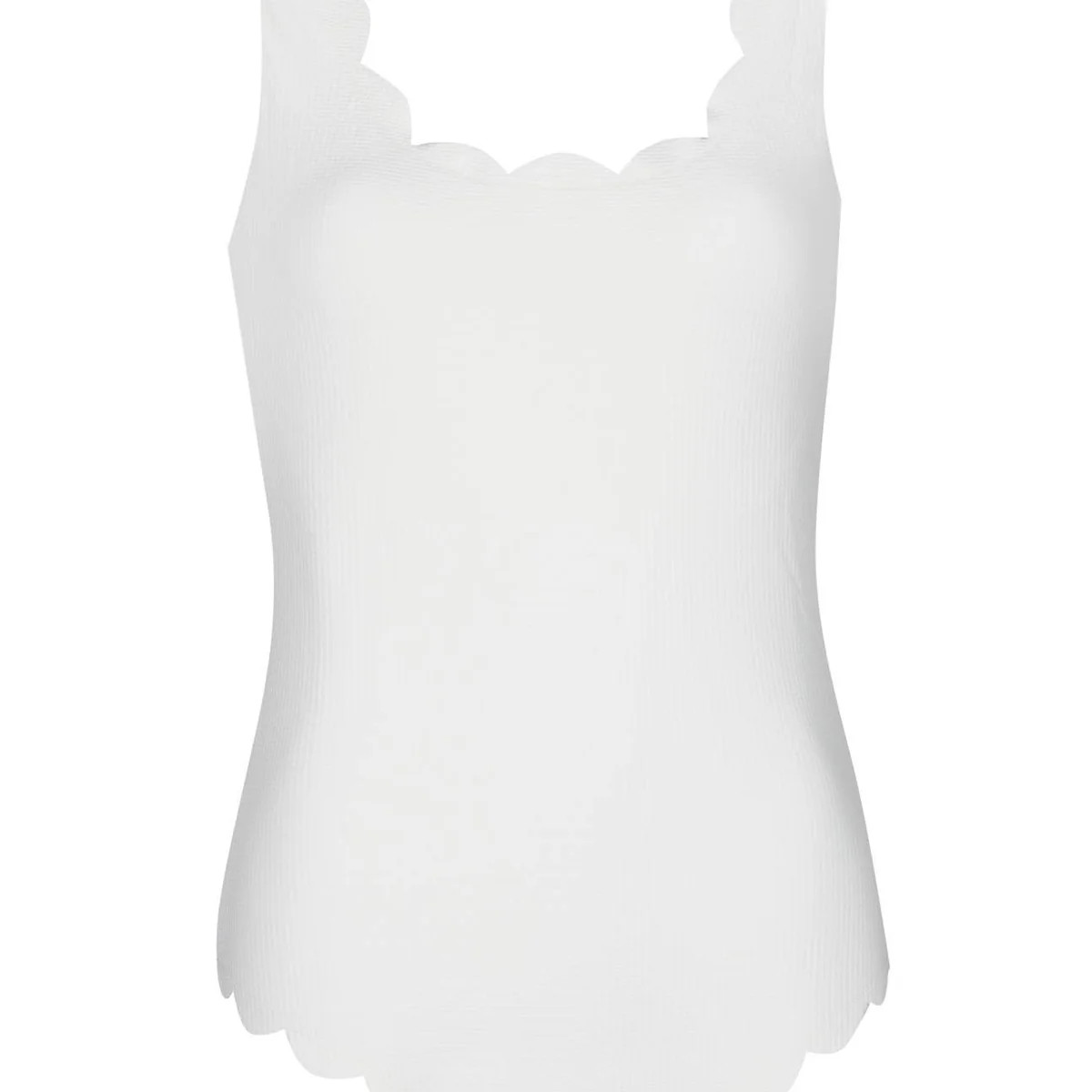 Marysia Women's Palm Springs Lengthened Maillot in Coconut | Stretch Longer Torso Classic Shape S... | Marysia Swim